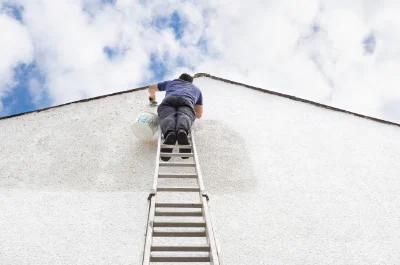 Peinture extérieure à Saint-Paterne - Le Chevain — façades et ravalement